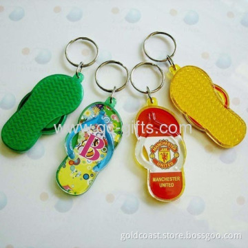 Fashion Acrylic Slippers Keyrings 